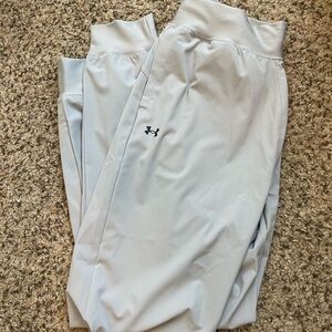 Under Armour Light Gray Track Pants